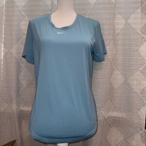 Nike Women's Light Blue Muscle Tee